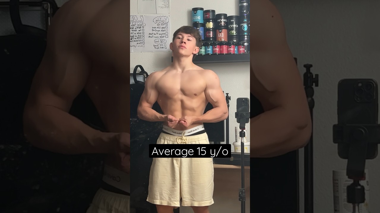 Do you think my physique is good for a 15 year old?#zyzz #fitness #abs #gym #15yearold #bodybuilding