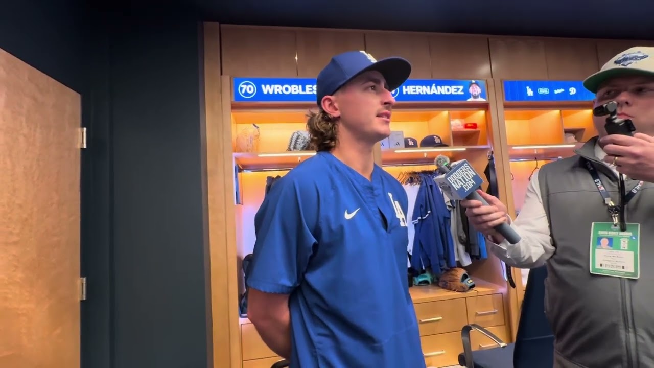 Dodgers’ Justin Wrobleski on moving into the bullpen