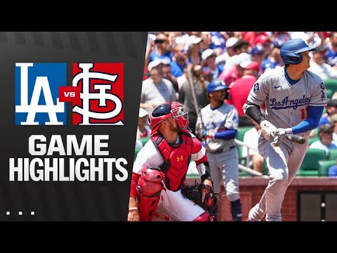 Dodgers vs. Cardinals Game Highlights (6/8/25) | MLB Highlights