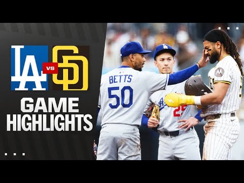 Dodgers vs. Padres Game Highlights (6/10/25) | MLB Highlights