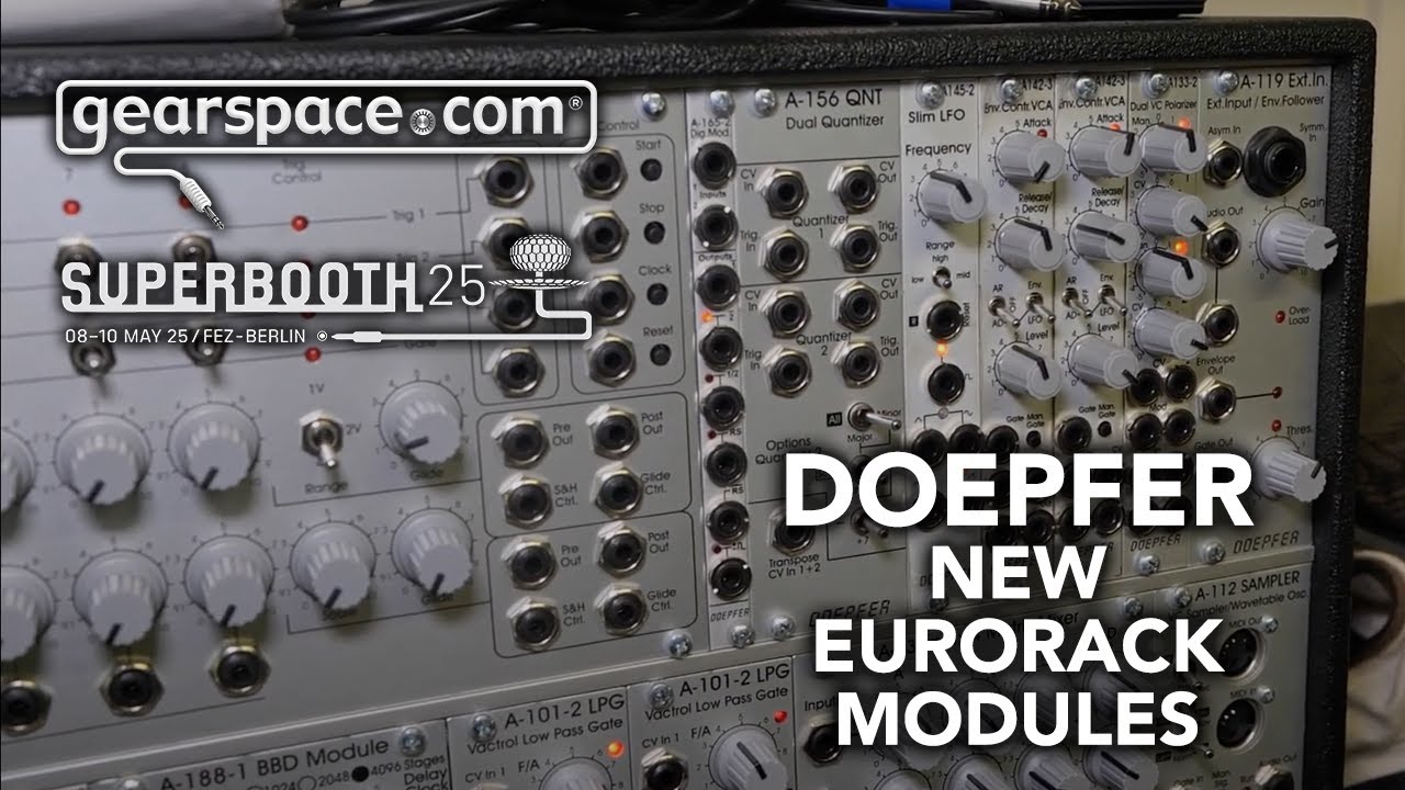 Doepfer New Eurorack Modules - Gearspace @ Superbooth 2025