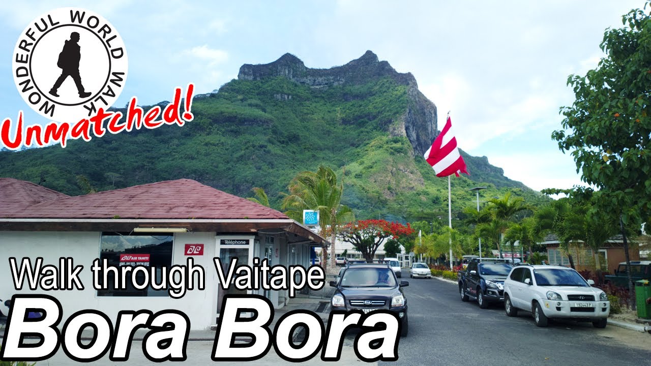 Does Bora Bora have a downtown? - Vaitape - Bora Bora - dec / 2013 ( City Walk )