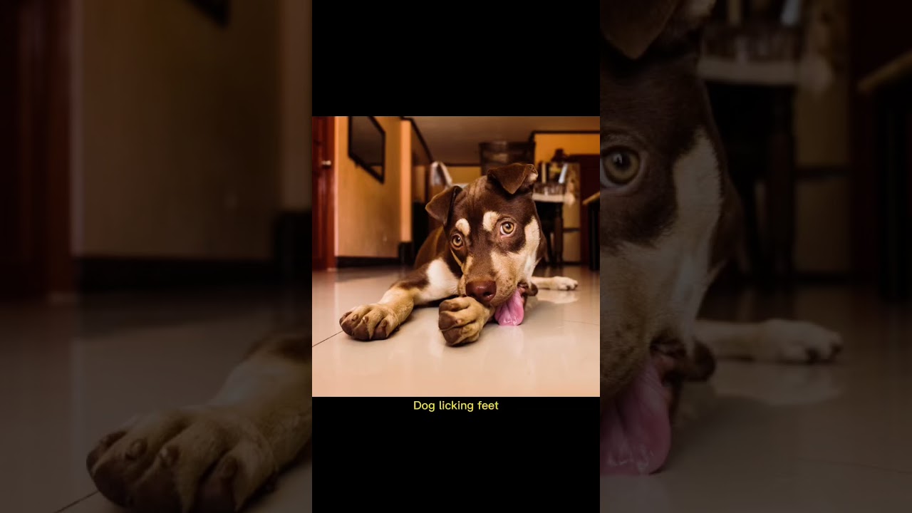 Dog licking feet #soundeffect #dog #realdog #dogvideo #dogsworld #dogecoin #Dog licking feet