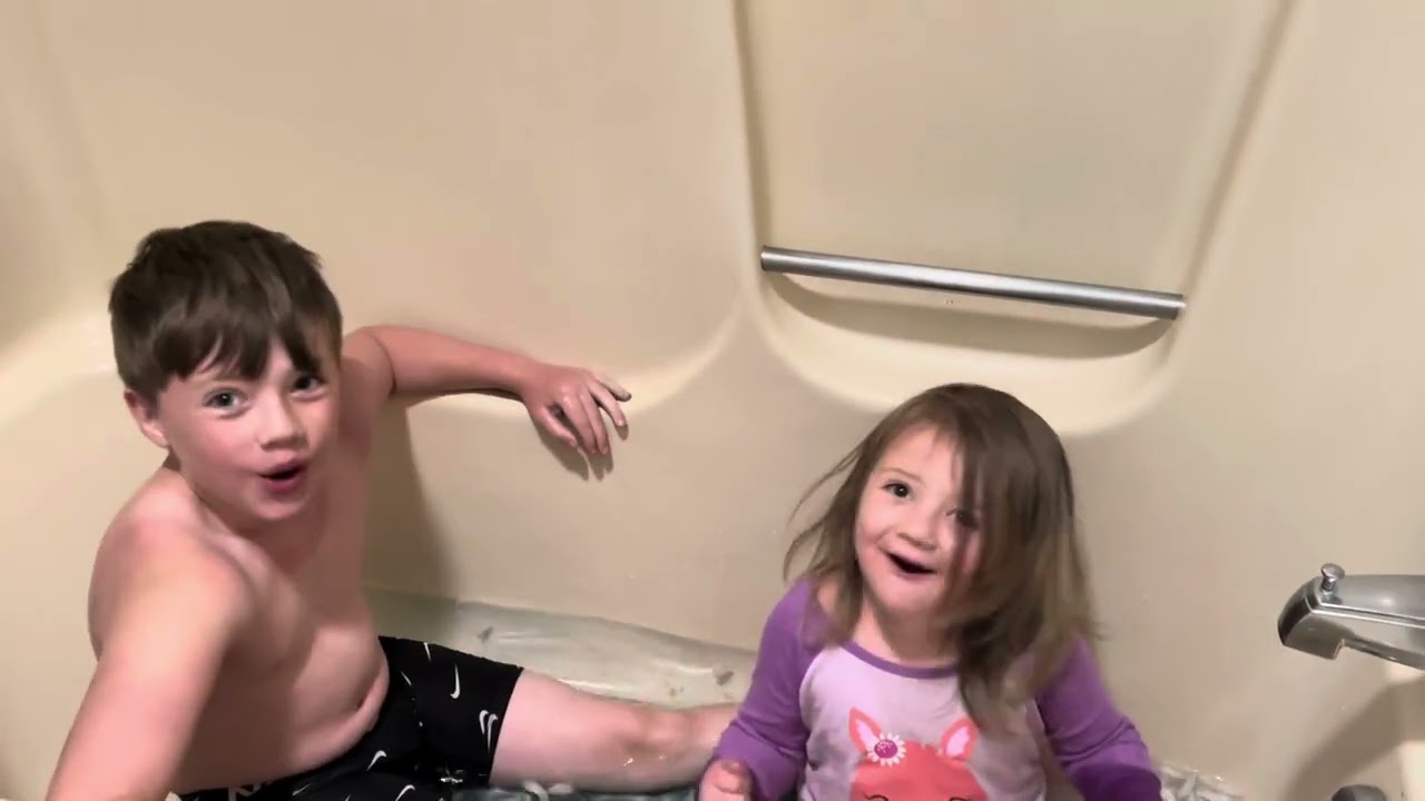 Doing an ice bath