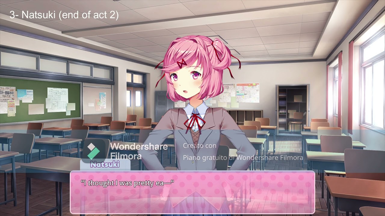 Doki Doki Literature Club - All deaths. (Warning: 16+ content) #ddlc #dokidokiliteratureclub