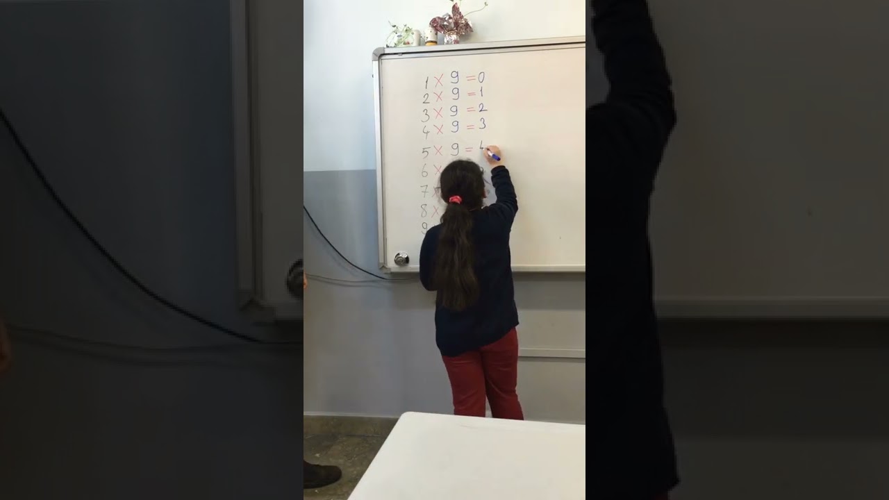 Dokuzlar en hızlı pratik çarpma yöntemi 👍😊🥰