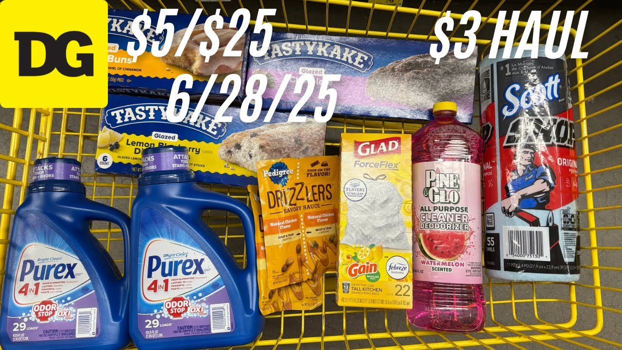 Dollar General Haul! - Finishing 2 Ibotta Bonuses! - $5/$25 - 6/28/25