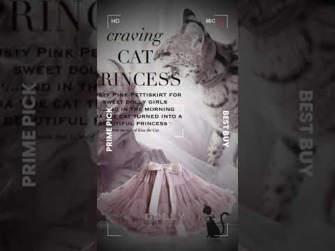 DOLLY by Le Petit Tom ® CAT PRINCESS pettiskirt dusty pink