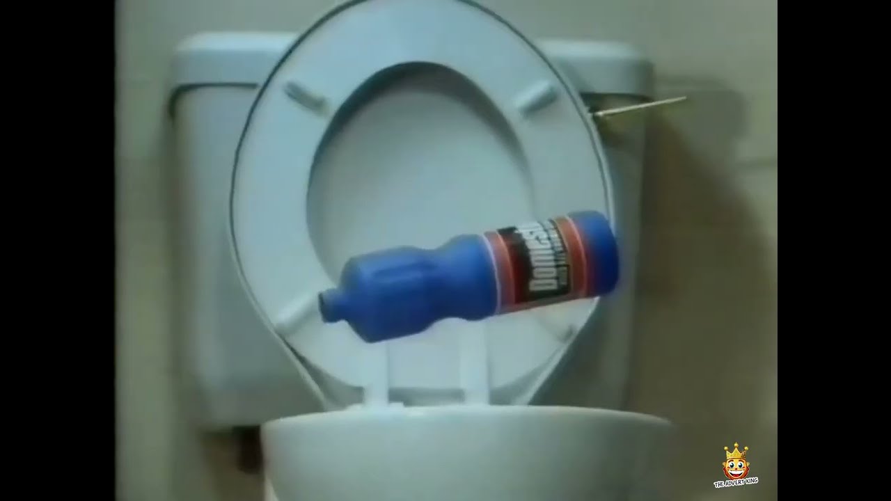 Domestos Big Bad Dom TV Advert 1980s 80s UK