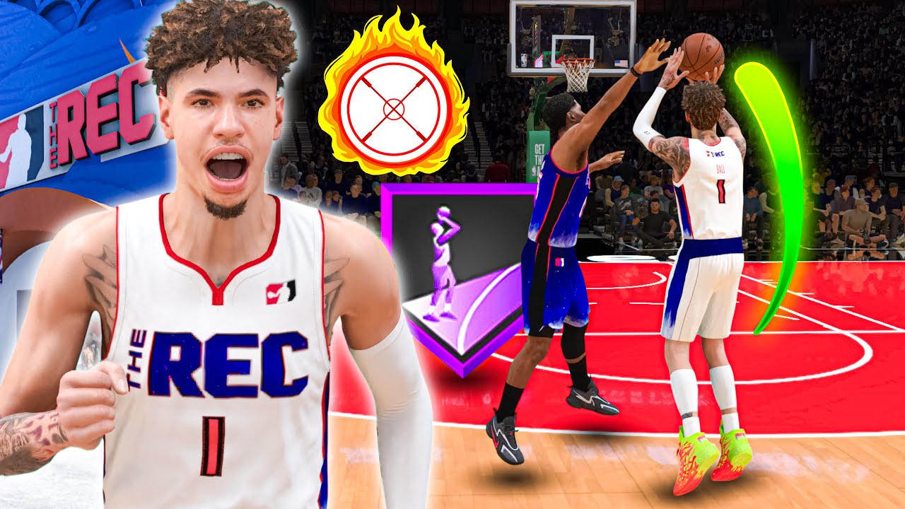 DOMINATING Rec Randoms With LAMELO BALL Build on NBA 2K25