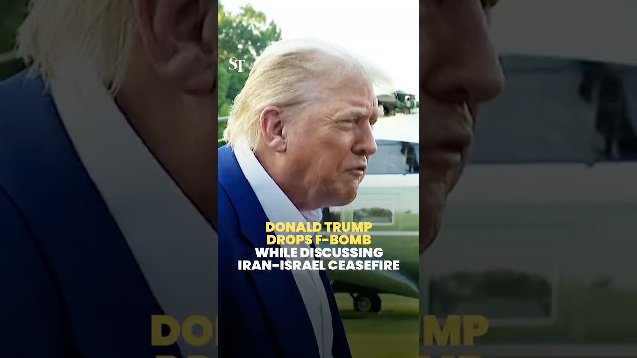 Donald drops the F-bomb: President Trump swears while discussing Iran-Israel ceasefire