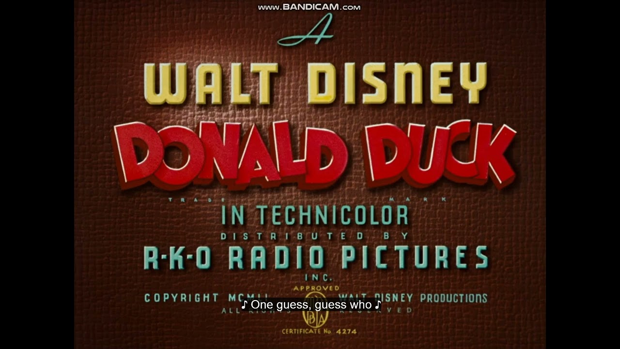 Donald Duck Theme Song Verison 3