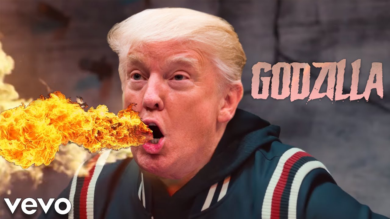 DONALD TRUMP RAPS GODZILLA (FAST PART)