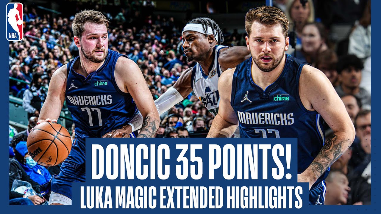 DONCIC GOES OFF vs. UTAH JAZZ! 🤯 Luka Magic posts 35-point DOUBLE-DOUBLE 📈 Extended Highlights🔥