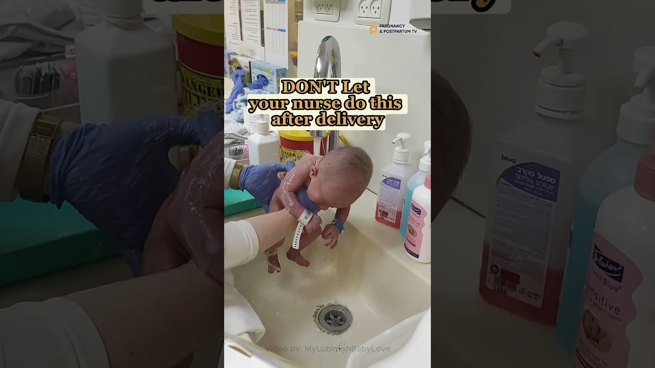 DON’T ❌ Let Your Nurse Do THIS After Delivery/Birth 🤯 ‼️