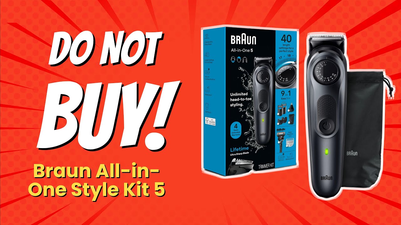 DON'T BUY Braun All-in-One Style Kit 5 BEFORE WATCHING THIS VIDEO (9 Reasons)