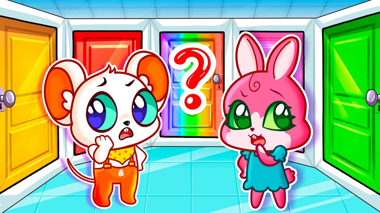 Don't Choose The Wrong Door Challenge With Lovely Cheesy 😽😍😻 Kids Songs And Nursery Rhymes