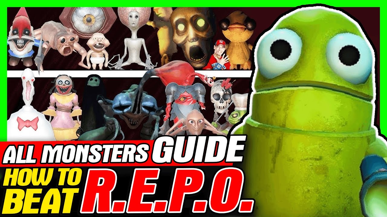 DON'T DIE in R.E.P.O.! (All Monsters EXPLAINED & How to Beat Them Guide) | meGAME