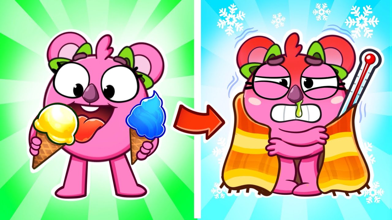 Don't Eat Too Many Cold Treats Song | Funny Kids Songs 😻🐨🐰🦁 And Nursery Rhymes by Baby Zoo