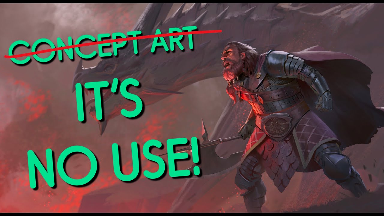 Don't learn CONCEPT ART!