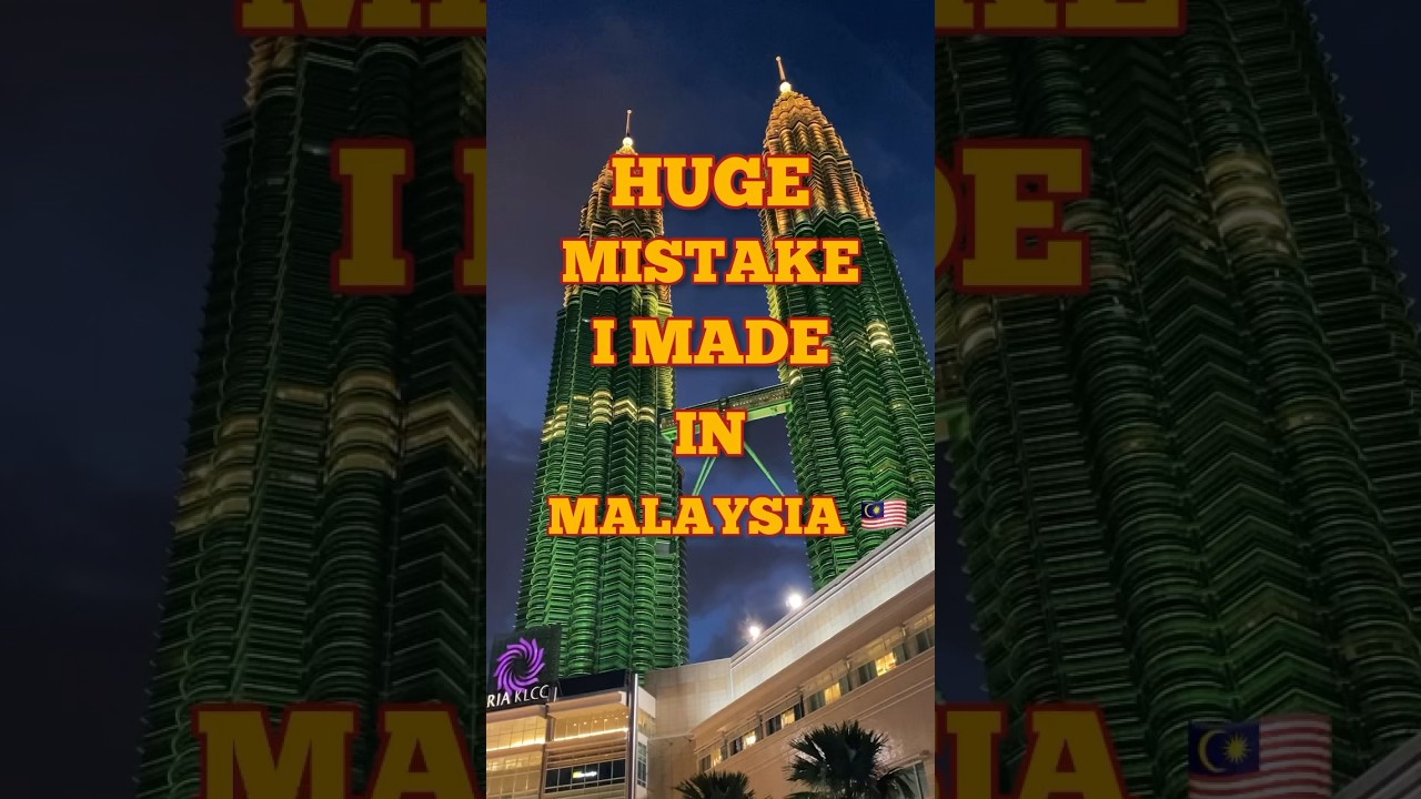 Don’t make this mistake if you’re visiting Malaysia 🇲🇾❌ #malaysia #shorts #traveltips #travel