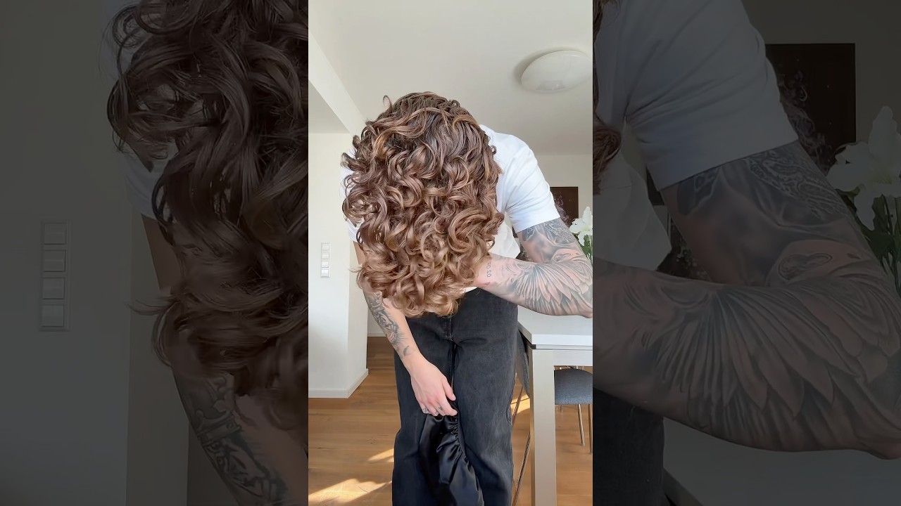 Don’t we all want these results 👀🥰 Hydrating Curl Cream & Curl Defining Gel #curls #curlyhair #fyp