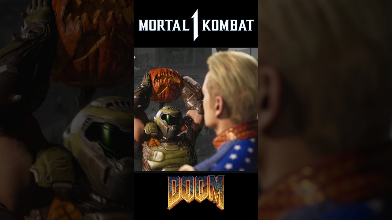 Doomslayer kills Homelander🎃🪳🕷 MK1 Happy Halloween Fatality