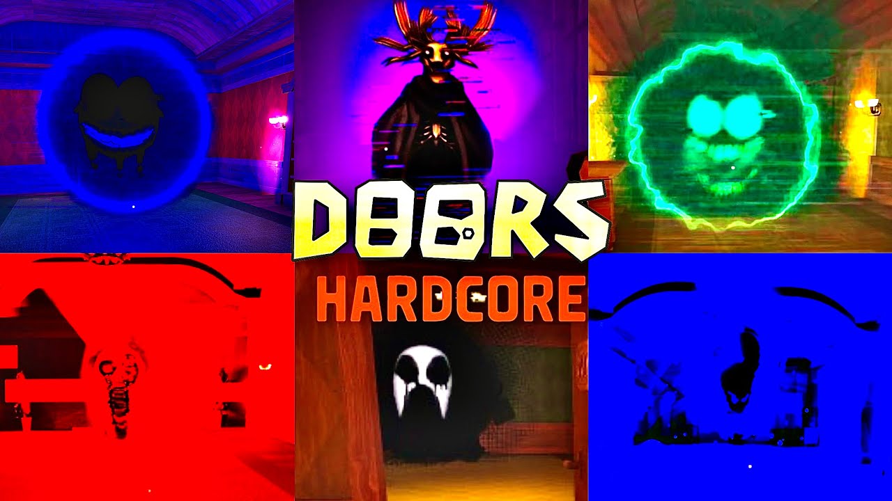 DOORS Hardcore Encounter All New Jumpscares & Entities