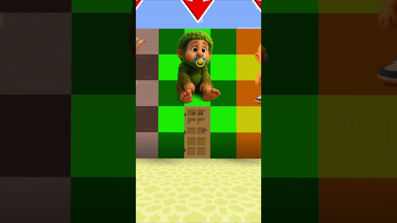 Doors Lead To Baby Ballerina Cappuccina vs Bombardiro Crocodilo x Udindindun #minecraft #shorts