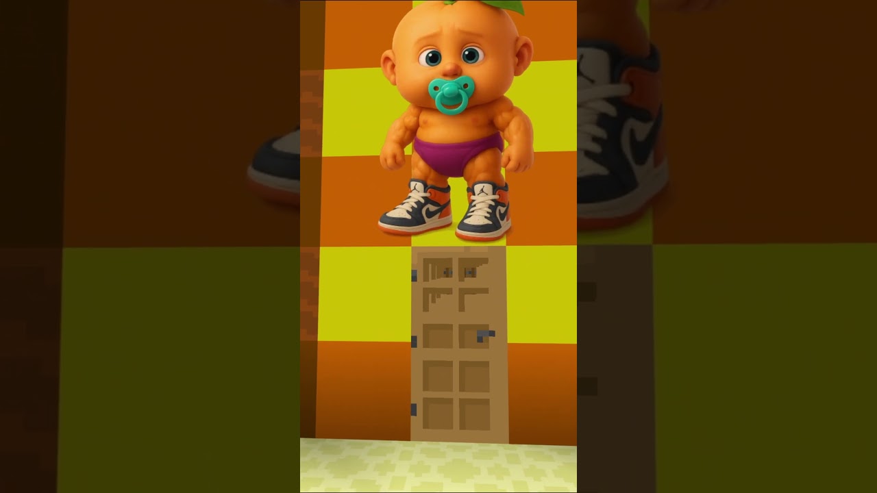 Doors Lead To Baby Tralalero Tralala vs Tung Tung Sahur x Bombardiro Crocodilo #minecraft #shorts