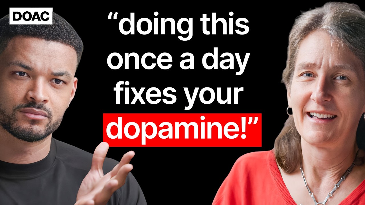Dopamine Expert: Doing This Once A Day Fixes Your Dopamine! What Alcohol Is Doing To Your Brain!!