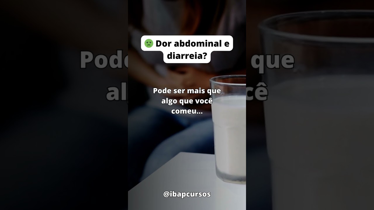 Dor abdominal e diarreia podem ser... #shorts #reels