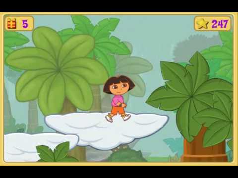 Dora saves map. Даша спасает карту.