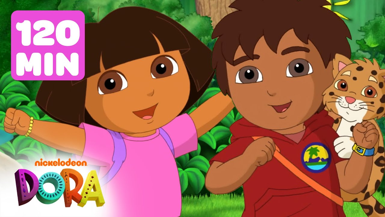 Dora the Explorer & Diego Primos Team-Up! 💥 120 Minutes | Dora & Friends