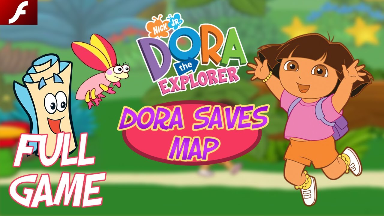 Dora the Explorer™: Dora Saves Map (Flash) - Full Game HD Walkthrough - No Commentary