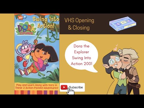 Dora The Explorer Swing Into Action 2001 VHS Opening & Closing