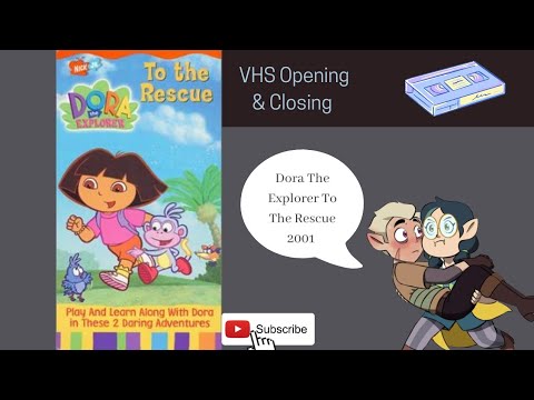 Dora the Explorer To The Rescue 2001 VHS Opening & Closing (Canadian Copy)