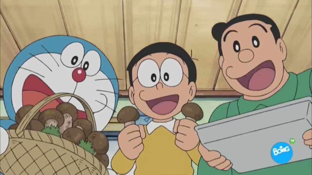 Doraemon Buscando Zetas En Un Paisaje En Miniatura