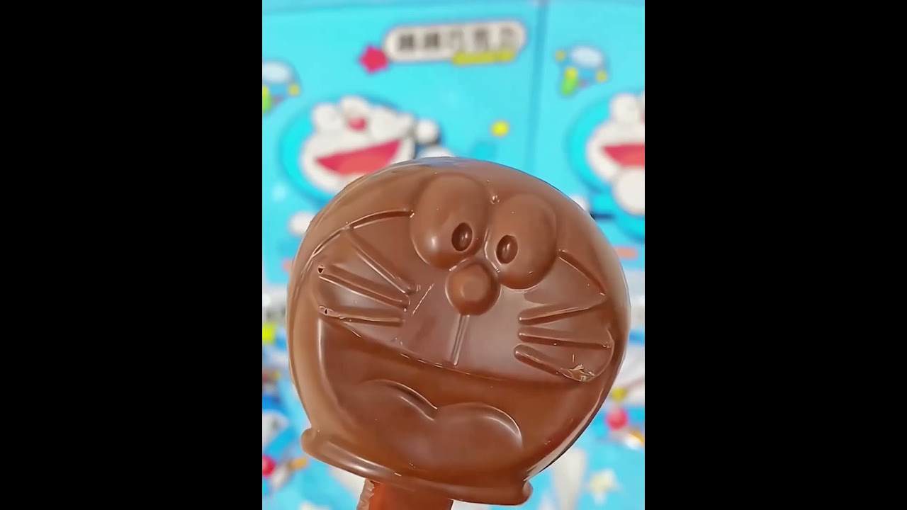 Doraemon Chocolate Lollipop ~ Cute and delicious 