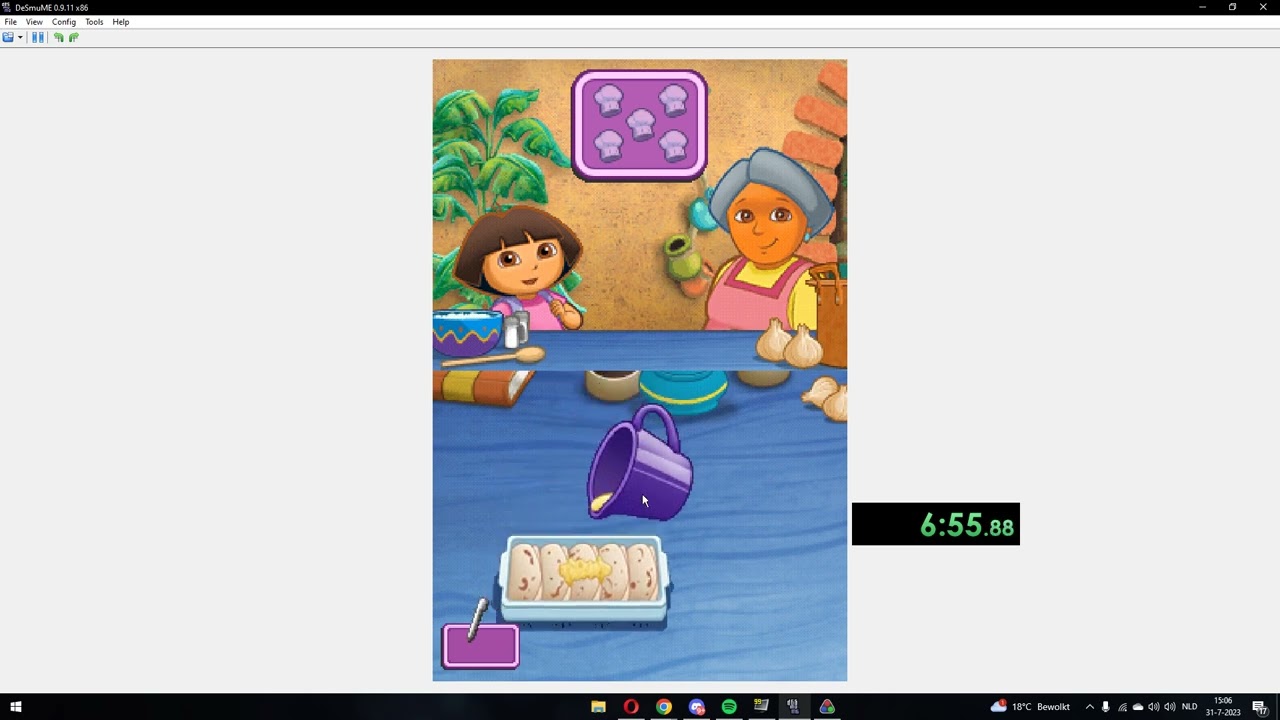 Dora's Cooking Club / Any% (Speedrun) [33:22]