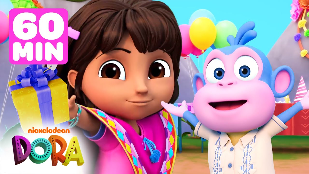 Dora's Fiesta Adventures for 60 Minutes! 🎉 | Dora & Friends