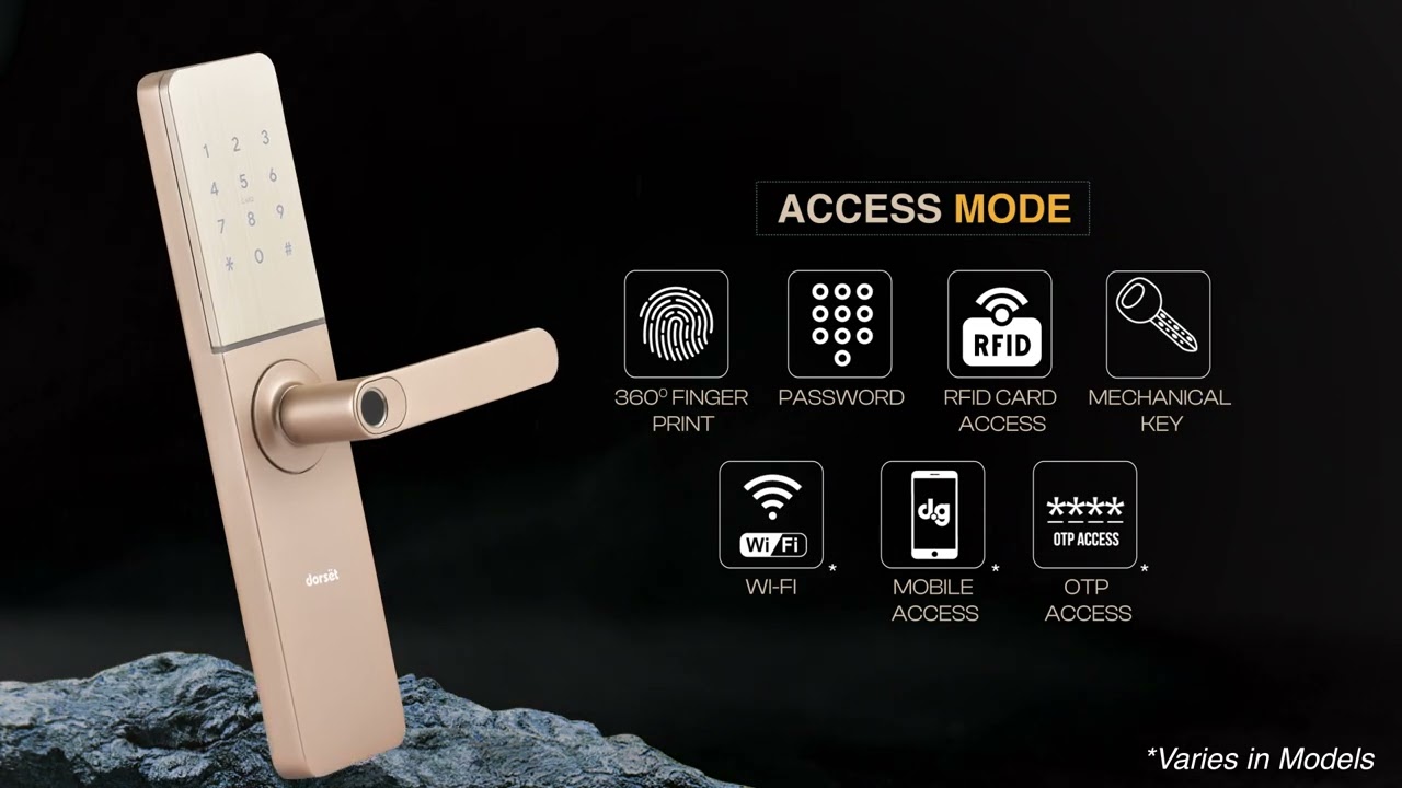 Dorset DG 102/DG 104 Digital Lock for Doors | #HomeSecurity | Demo