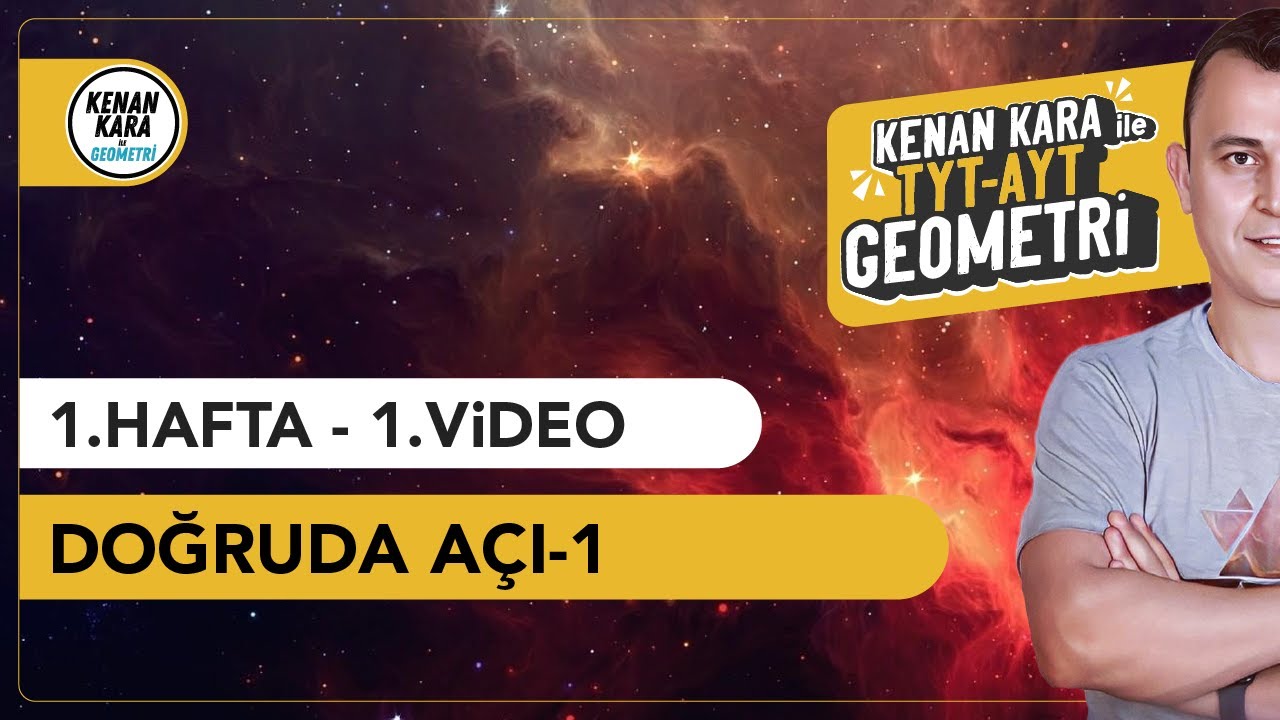 Doğruda Açı-1 | GEOMETRİ KONU ANLATIMI (2024 Tayfa) (TYT-AYT)