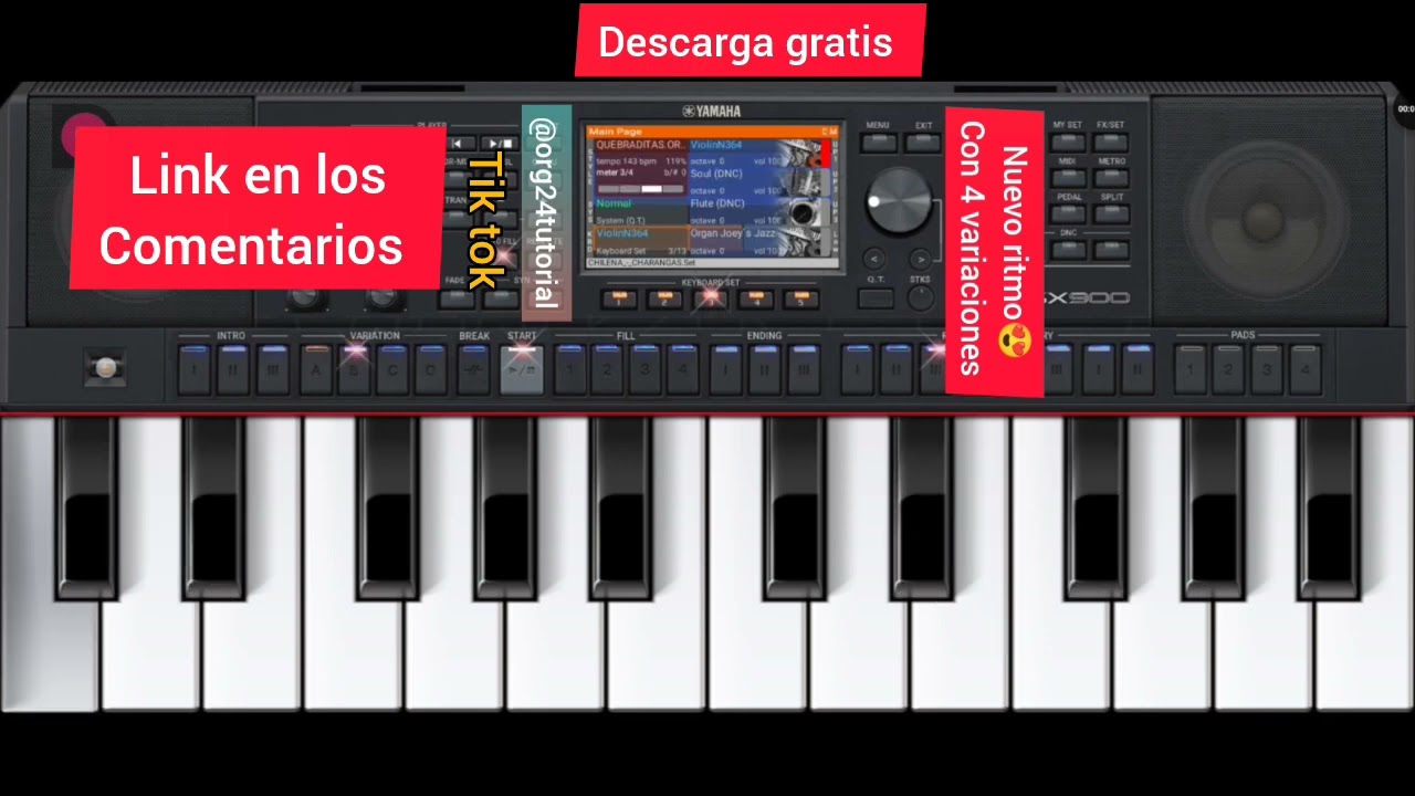 Dos ritmos gratis para org24 (charanga y quebraditas)