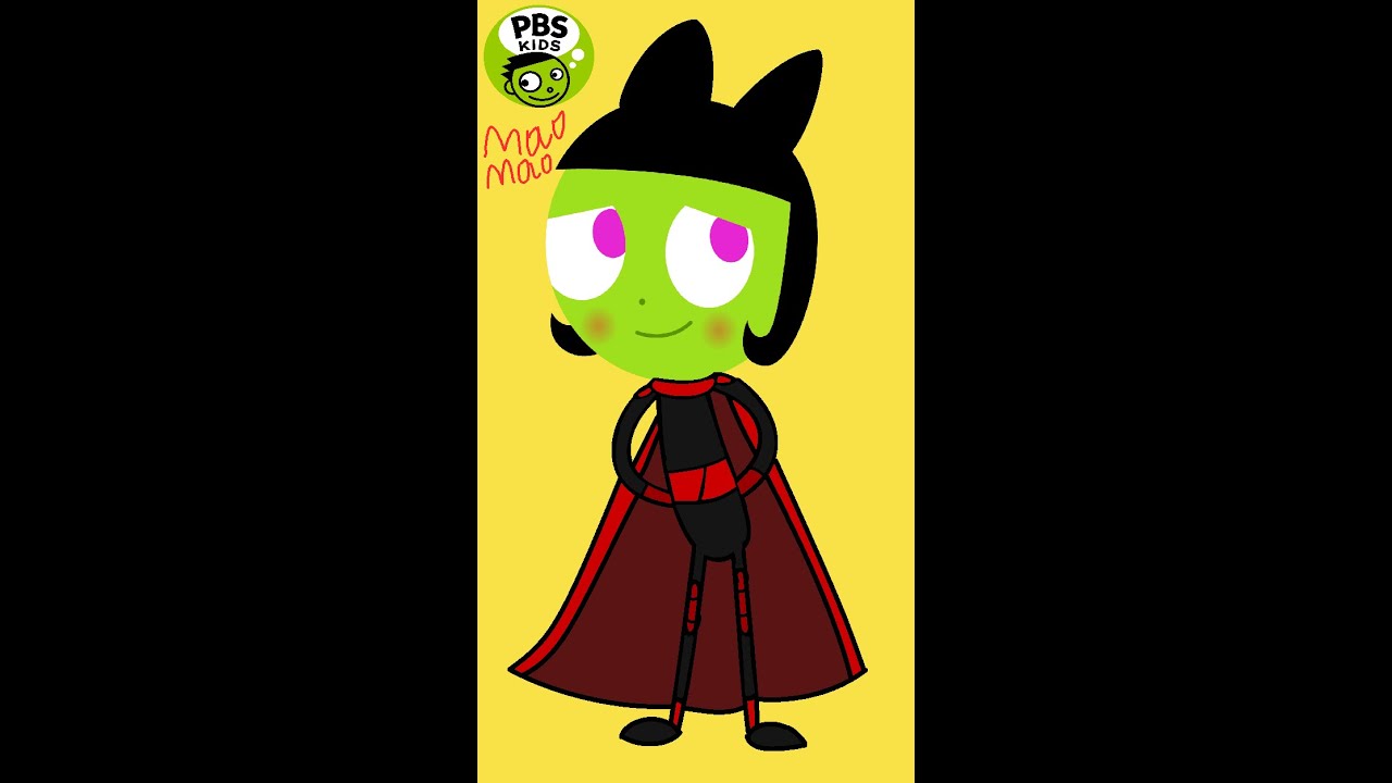 Dot (PBS KIDS 2013) is Mao Mao He Dress Up a Mao Mao 💜💛✨by on Cartoon Network