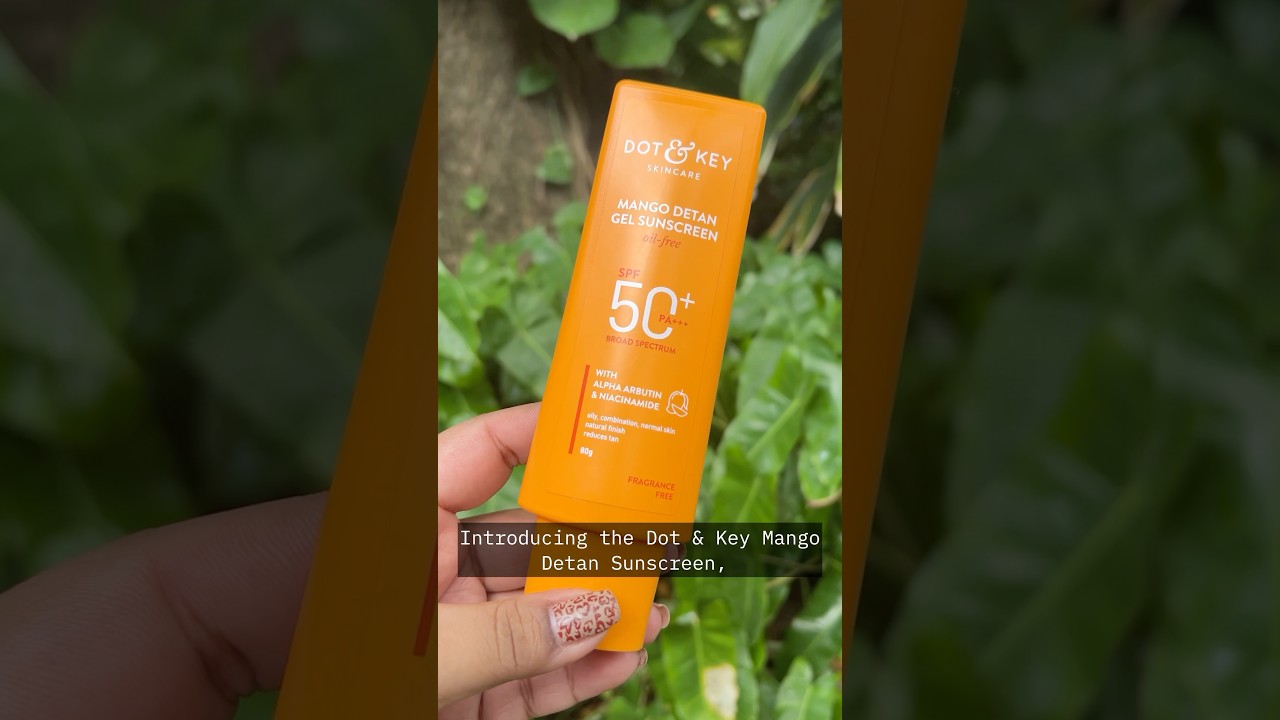 @dotandkeyskincare new launch - Mango detan Sunscreen #spf #sunscreen #shorts