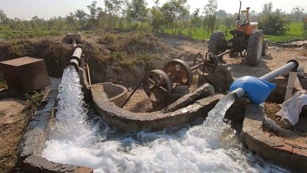 Double Tube Well with Single Tractor and Irrigation Time