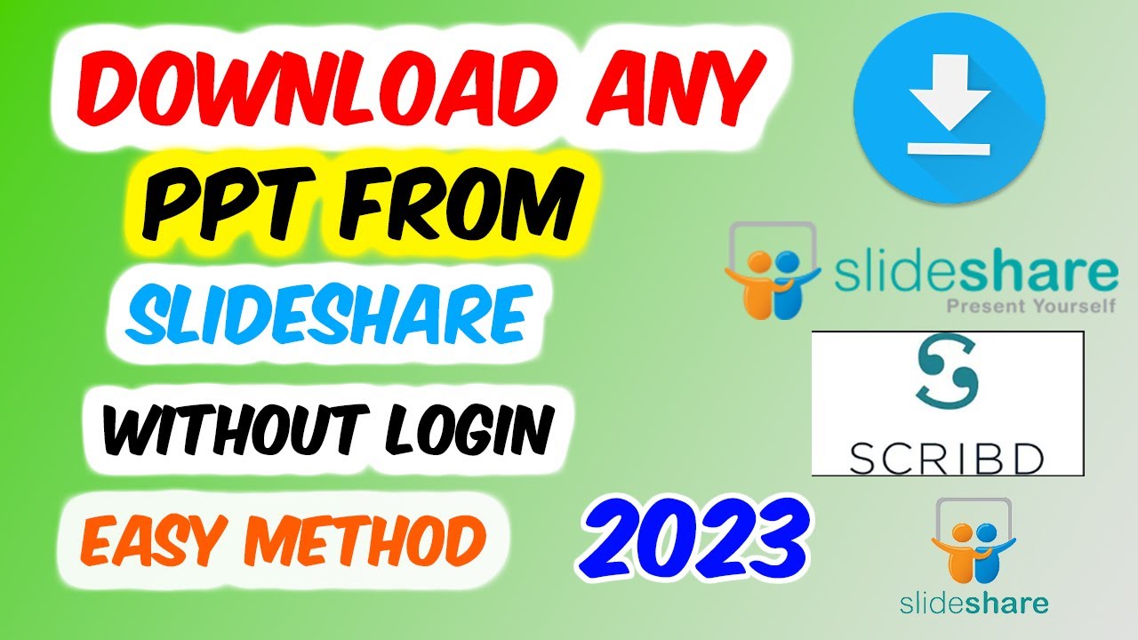 Download PPT from slideshare without login or signup| how to download PPT from slideshare# Download