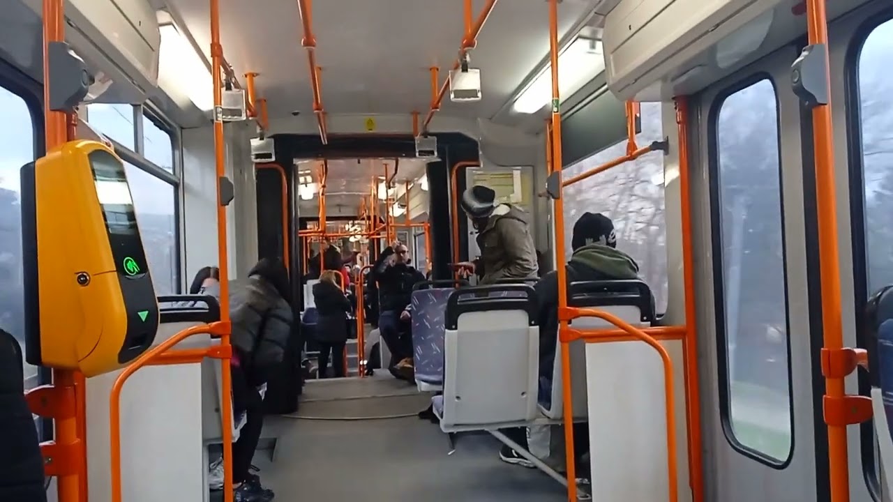 DPMB a.s. Jízda šalinou KT8D5N na lince 8 směr Mifkova