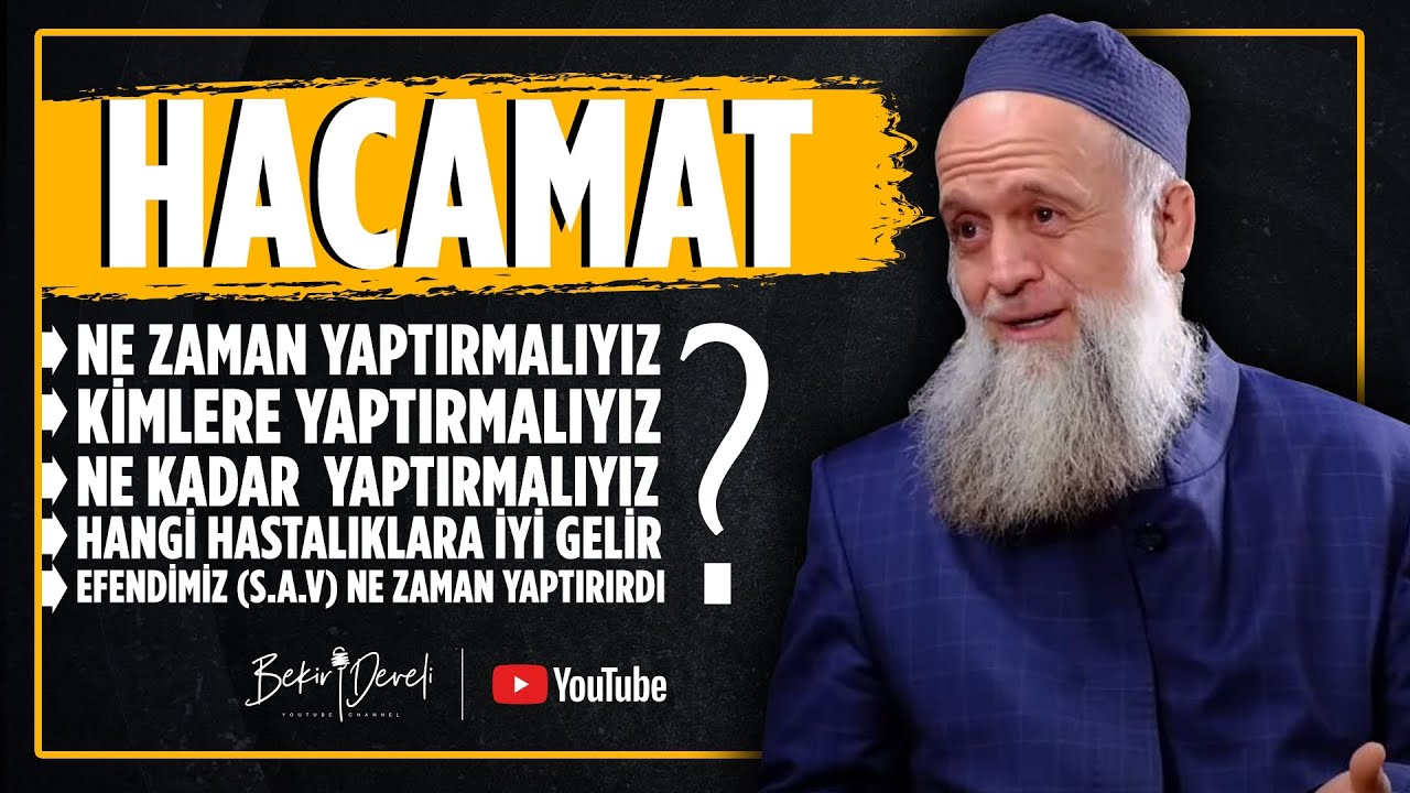 DR. SALİH SELMAN, HACAMAT HAKKINDA BİLİNMESİ GEREKEN ÖNEMLİ DETAYLARI ANLATIYOR.